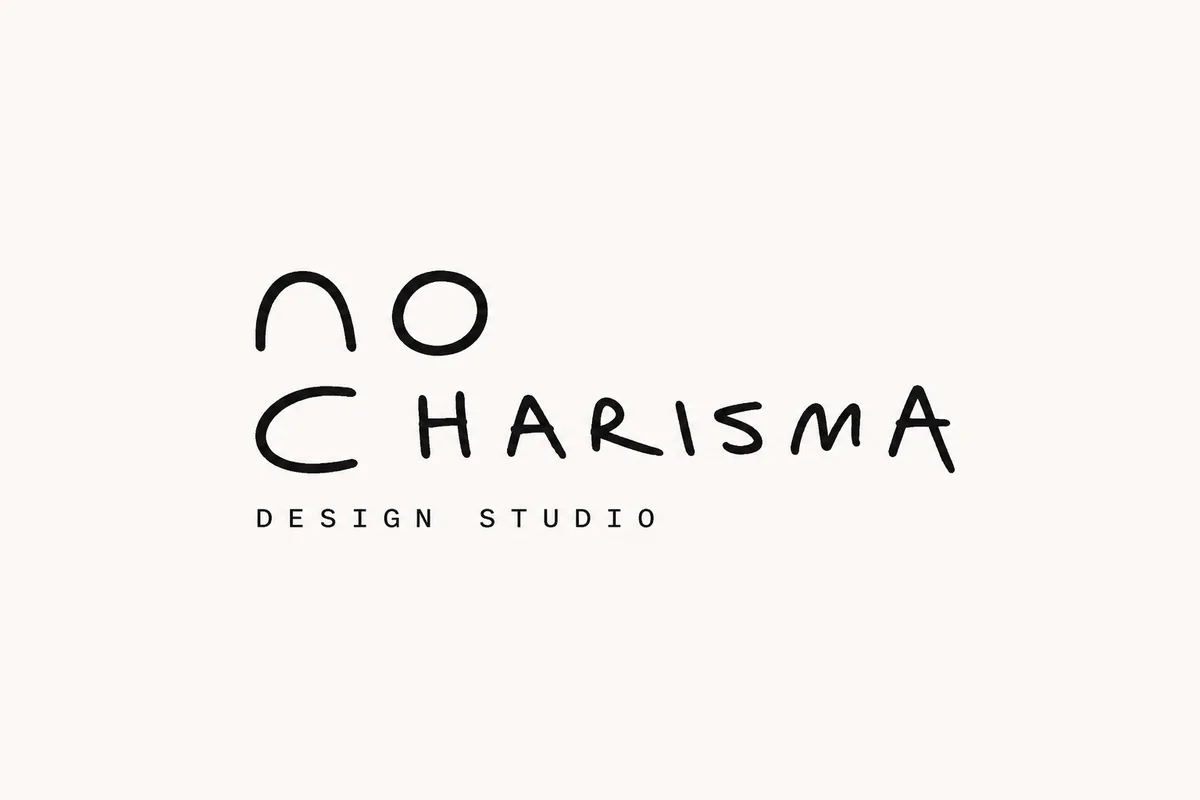 Early No Charisma hand-drawn logo artwork